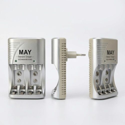 product_image_name-Generic-Chargeur de piles rechargeable – Compatible AA, AAA et 9V-1