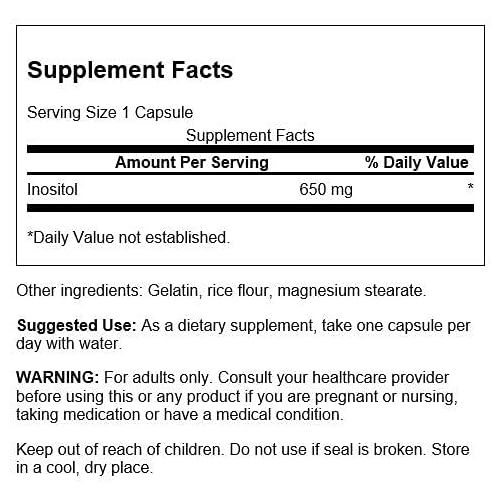 product_image_name-Swanson-Inositol, 650 mg, 100 capsules-2