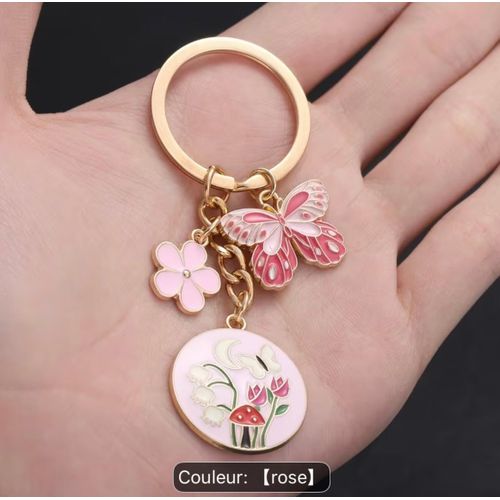 Generic Porte-clés mignon papillon - image 3