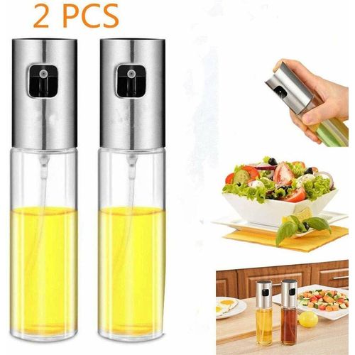 Generic Lot 2 Huile Vaporisateur,Huile Pulvérisateur 100ML, pompe à huile  d'olive pour Griller,Salades à prix pas cher