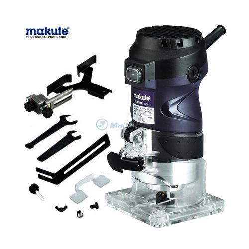 Makute défonceuse Paumelleuse Affleureuse Trimmers Machine 6mm 580W  30000r/min à prix pas cher