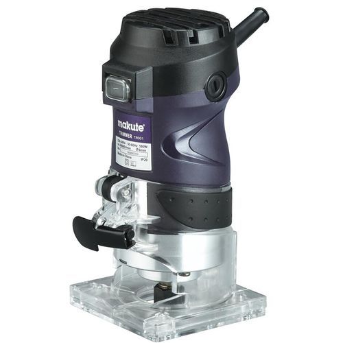 Makute défonceuse Paumelleuse Affleureuse Trimmers Machine 6mm 580W  30000r/min à prix pas cher