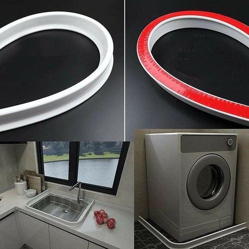 product_image_name-Generic-شريط احتجاز المياه سيليكون 2 متر، حاجز مانع للفيضان، حاجز دش ذاتي اللصق، حماية ضد تسرب الماء، حاجز مياه قابل للطي للحمام والمطبخ-5
