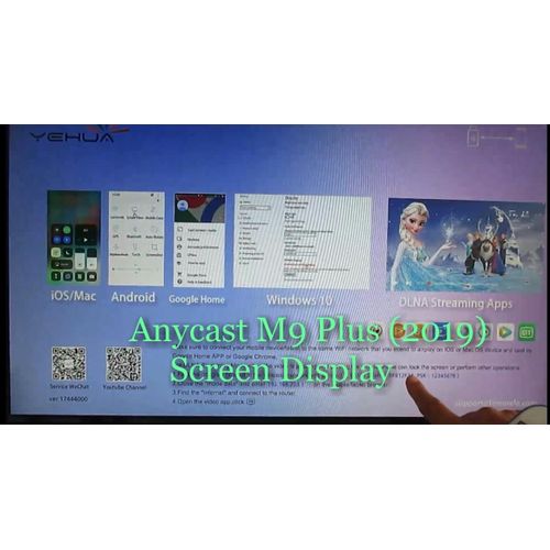 Haute qualité 2019 ANYCAST M9 PLUS Wifi Affichage sans fil de dongle  Full HDMI 1080P de Terabyte Anycast pour Smartphones Android