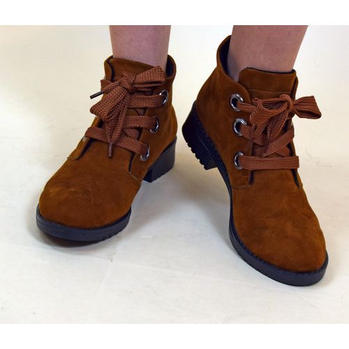 Bottines camel pas cher top