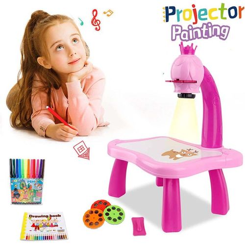 Table de projecteur de Dessin pour Enfants,Jouet de projecteur de