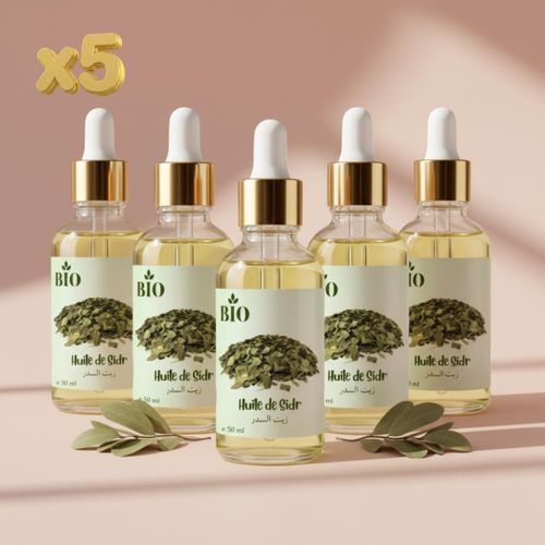 product_image_name-Bio-Pack x5 Huile de sidr 50 ml Nutrition et Force Cheveux-1