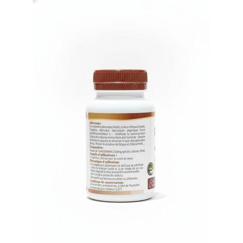 product_image_name-Herbo Ridouane- Champignon Reishi Naturel 250 mg – Immunité, Vitalité & Anti-Fatigue – 45 Gélules-2