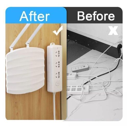 product_image_name-Generic-Lot de 4 crochets muraux adhésifs double face transparents-2