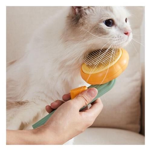 Generic Brosse toilettage autonettoyante pour chats et chiens, brosse de poils  animaux à prix pas cher