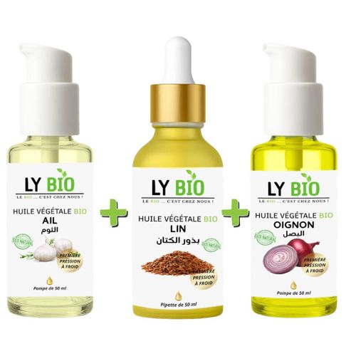 product_image_name-LY BIO-PACK HUILE AIL 50ML - POMPE + HUILE LIN 50ML - PIPETTE + HUILE OIGNON 50ML - POMPE-1