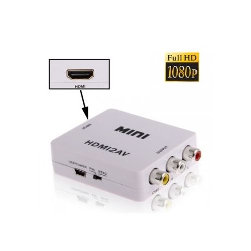Mini Mini HD VIDEO Convertisseur adaptateur HDMI VERS AV 1080P