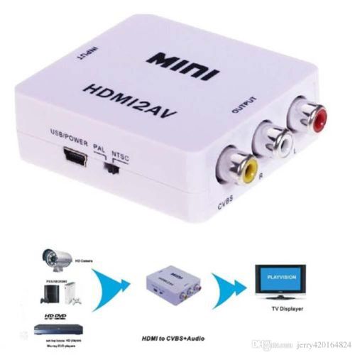 Mini Mini HD VIDEO Convertisseur adaptateur HDMI VERS AV 1080P