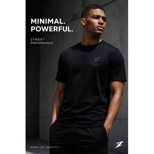 product_image_name-Brand-Minimal Performance T-Shirt Clean Design Black - Black-2