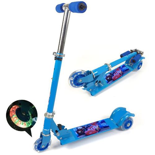 Generic Trottinette Pliable en métal à hauteur ajustable 3 roues, Scooter  pour Enfants à prix pas cher