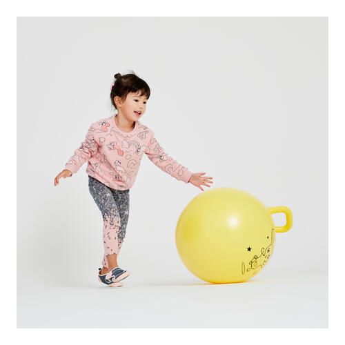 Ballon Sauteur pour Enfants avec Poignée Adaptée - Vert