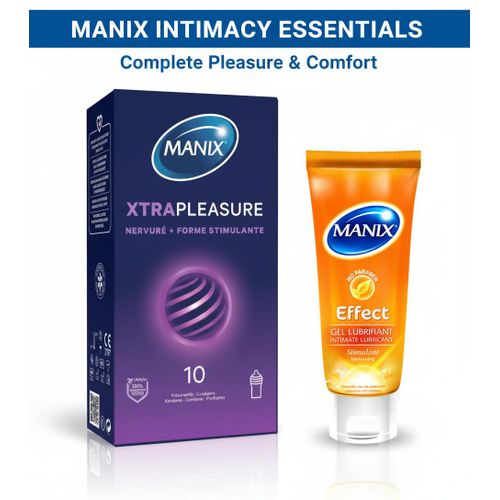 product_image_name-Manix-واقيات Xtra Pleasur، علبة من 10، تأثير تزليق وتدفئة، 80 مل-1