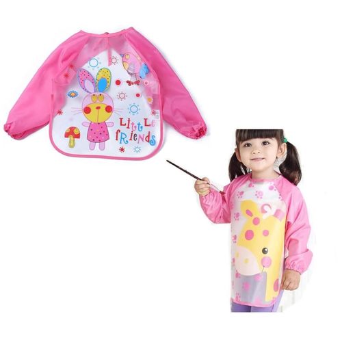 Tablier de peinture pour enfants, 2 pièces manteau de peinture imperméable  pour