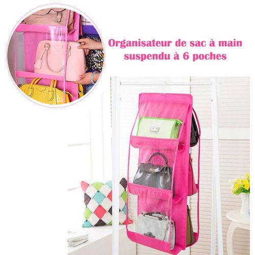 Generic 6 poche sac suspendu organisateur armoire sac de rangement