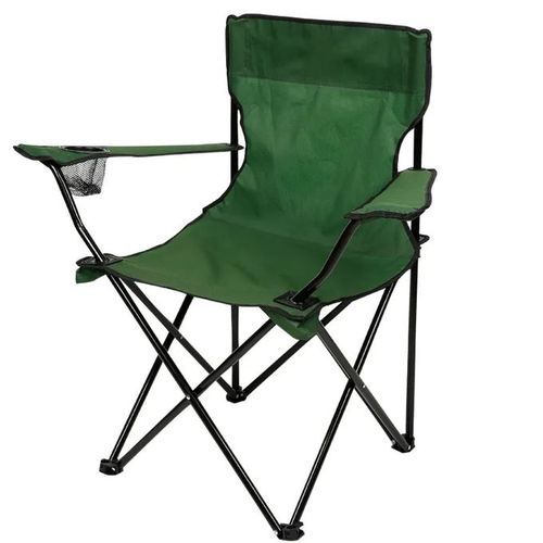 product_image_name-Generic-Chaise de camping et plage Fauteuil avec porte-gobelet rouge-1