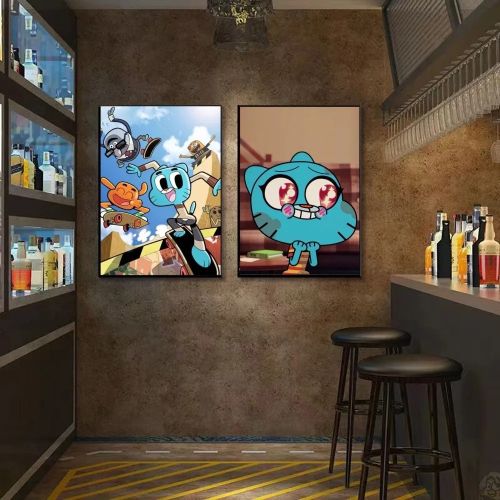 product_image_name-Generic-2 Poster A5 The Amazing Funny World Of Gumball-1