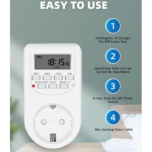 product_image_name-Generic-مقبس مؤقت رقمي أسبوعي 12/24 ساعة – تايمر إلكتروني للتحكم في أجهزة المطبخ والإضاءة-4