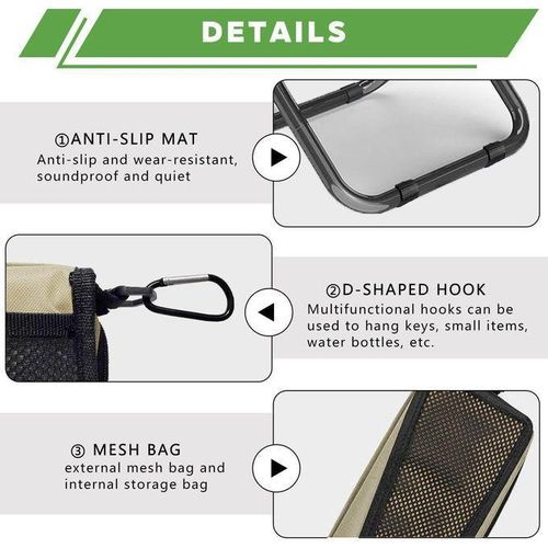 product_image_name-Generic-Chaise Pliante Portable Ultra-Légère (Tabouret) en Acier et Tissu Oxford – Siège Compact Multifonction pour Maison, Jardin, Voyage et Extérieur – Supporte jusqu’à 120 kg-2