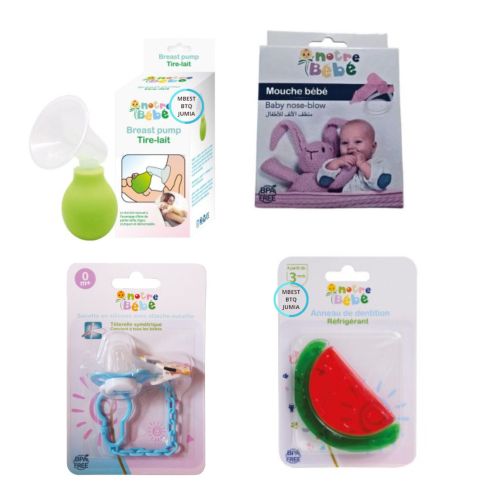 Notre bébé accessoires pack spéciale Bébé & Puériculture 4 produits à prix  pas cher