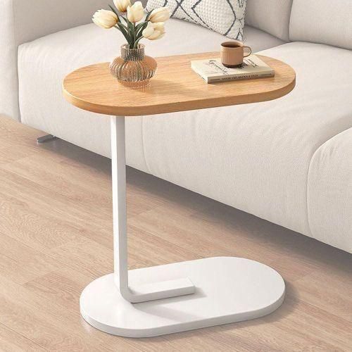 product_image_name-Generic-Table à thé / Chevet taille moderne Table basse coin,table à thé mobile moderne et simple pour le salon et la chambre,Table d’Appoint Moderne en Forme de C – Petite Table Basse en Bois et Métal pour Salon ou Chambre-1