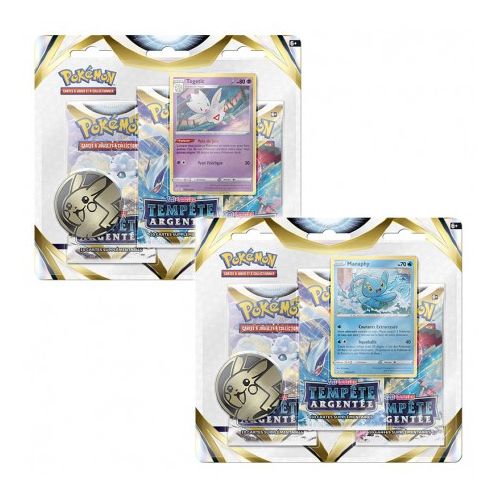 The Pokemon Company pack 3 booster carte Pokémon silver tempest