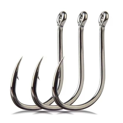 product_image_name-Generic-Hameçons de pêche en acier à haute teneur en carbone, paquet de 400 hameçons de pêche à large écart pour l'eau salée et l'eau douce avec 10 tailles-2