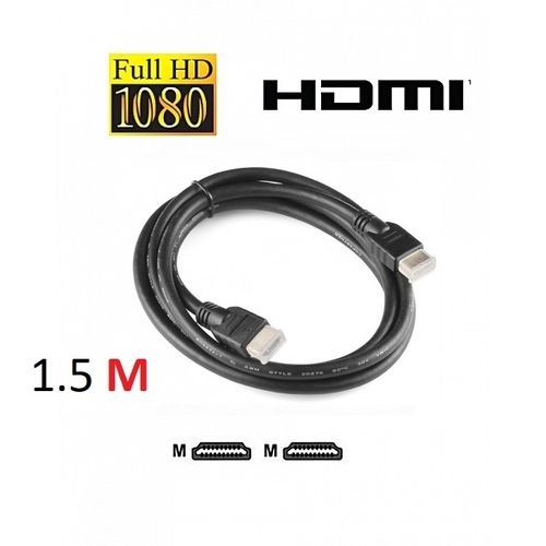 Câble HDMI 1.5M pour: Récepteur / PC / Camera / PS3 / PS4 / Xbox 360...