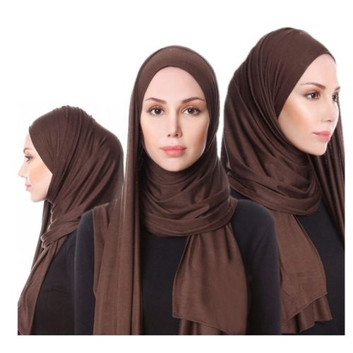 product_image_name-Generic-شال حجاب  من قطن جيرس لون موحد-1