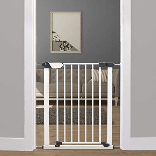 Safety 1st Easy Close, Barrière de Sécurité Extensible à Fermeture Facile,  Barrière d'Escalier à Fixation par Pression, Barrière pour Bébé et pour les