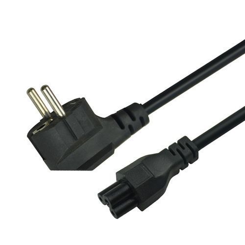 Cable d'alimentation Euro，2 Meters，Cable Alimentation 2 Pin