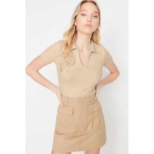 product_image_name-Trendyol-Top Pour Femmes - Beige-1
