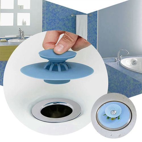 Generic Bouchon Anti-blocage des cheveux en Silicone pour lavabo