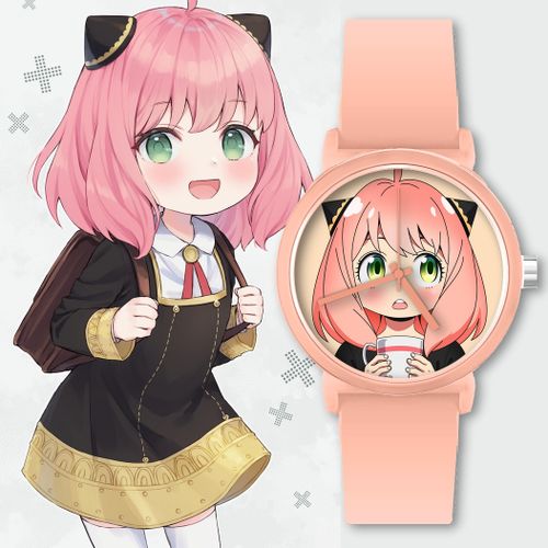 product_image_name-Generic-Spyy x Family Kazoku no Shouzou Montre à Quartz avec Bande en silicone Anime-1
