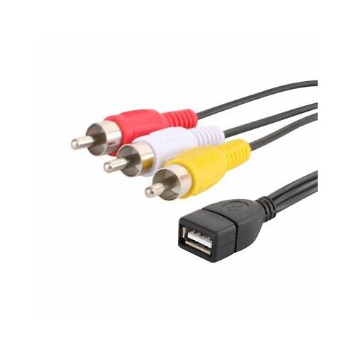 Generic Adaptateur USB female vers 3 RCA mâle à prix pas cher