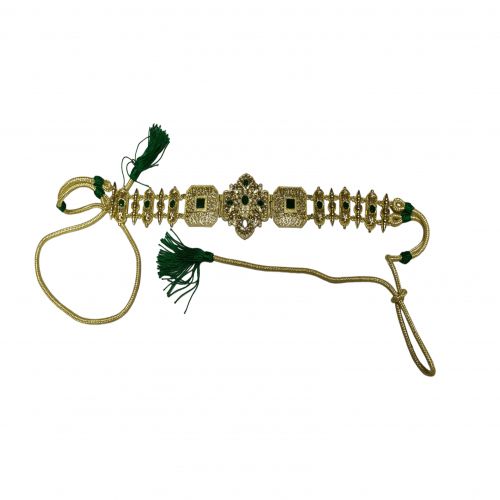 Generic Ceinture de luxe en plaque or l gante pour caftan prix