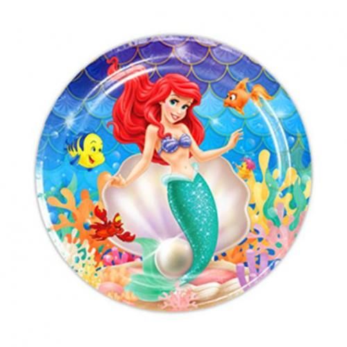 Pack décoration d'anniversaire sirène Ariel la petite sirène prince