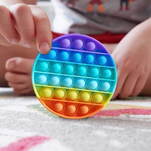 Generic Pop It pop Push Pop Up Oval : Le jeu motricité  anti-stress-Multicolors à prix pas cher