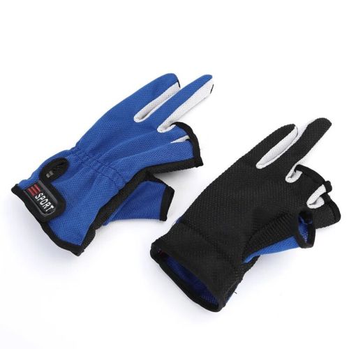 Gants De Pêche Demi-protection Antidérapants, 1 Pièce, Anti-coupure, Deux  Cannes À Doigts, Accessoire D'extérieur Sans Doigts - Gants De Pêche -  AliExpress