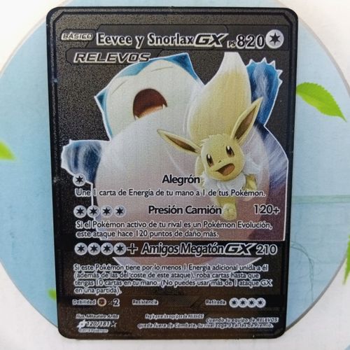 Generic Carte Pokémon Gold Mewtwo GX - Carte Métal Gold Edition