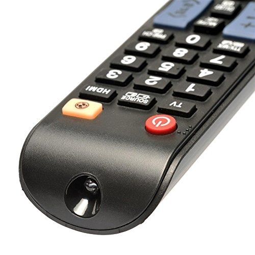 Universel Télécommande universelle de remplacement avec touche Football configurable et Smart Hub pour SAMSUNG Smart/LED/LCD/HD-TV à fonction 3D - utilisable immédiatement et sans réglage préalable