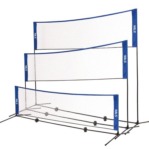 product_image_name-topgym-ENSEMBLE DE JEUX DE JARDIN 3 EN 1 - HAUTEUR RÉGLABLE (BADMINTON, TENNIS ET VOLLEYBALL) - ORANGE-1