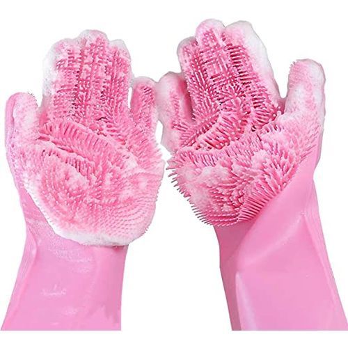 Generic Gants de Nettoyage Gants en Silicone Multifonctions Gants de  Cuisine & Vaisselle à prix pas cher