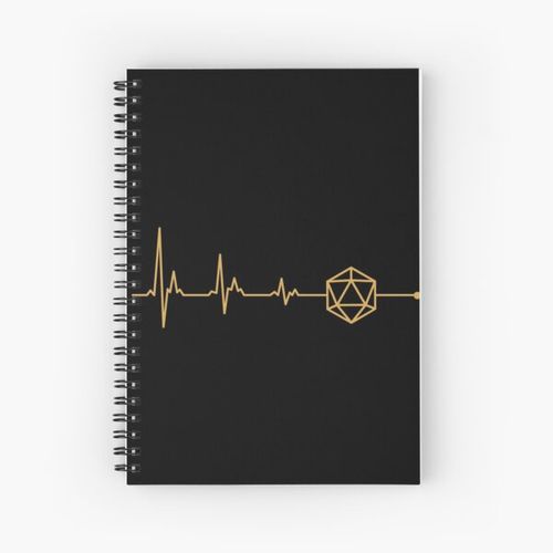 product_image_name-Generic-D20 Dice is my Life Role Playing Gift Spiral Notebook Bloc note-1