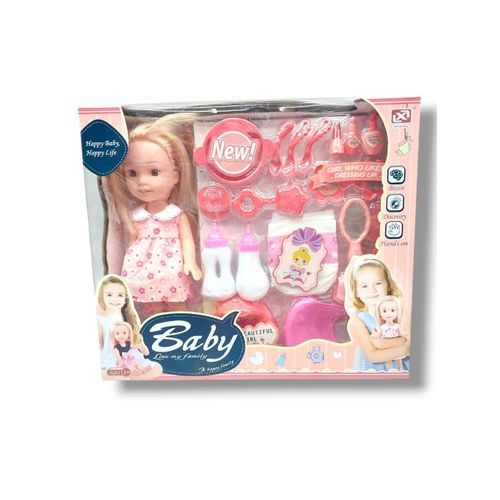 Generic Poupee avec Biberon et accessoires de toilettes a prix pas cher Jumia Maroc
