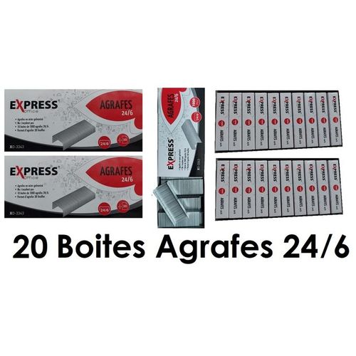 Boite De 1000 Agrafes 24/6 Eagle – Somapaf